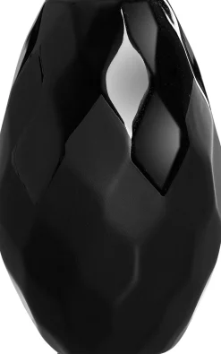 Online Vase Onyx | 13 x 13 x 21 cm | schwarz | bauchig Vase