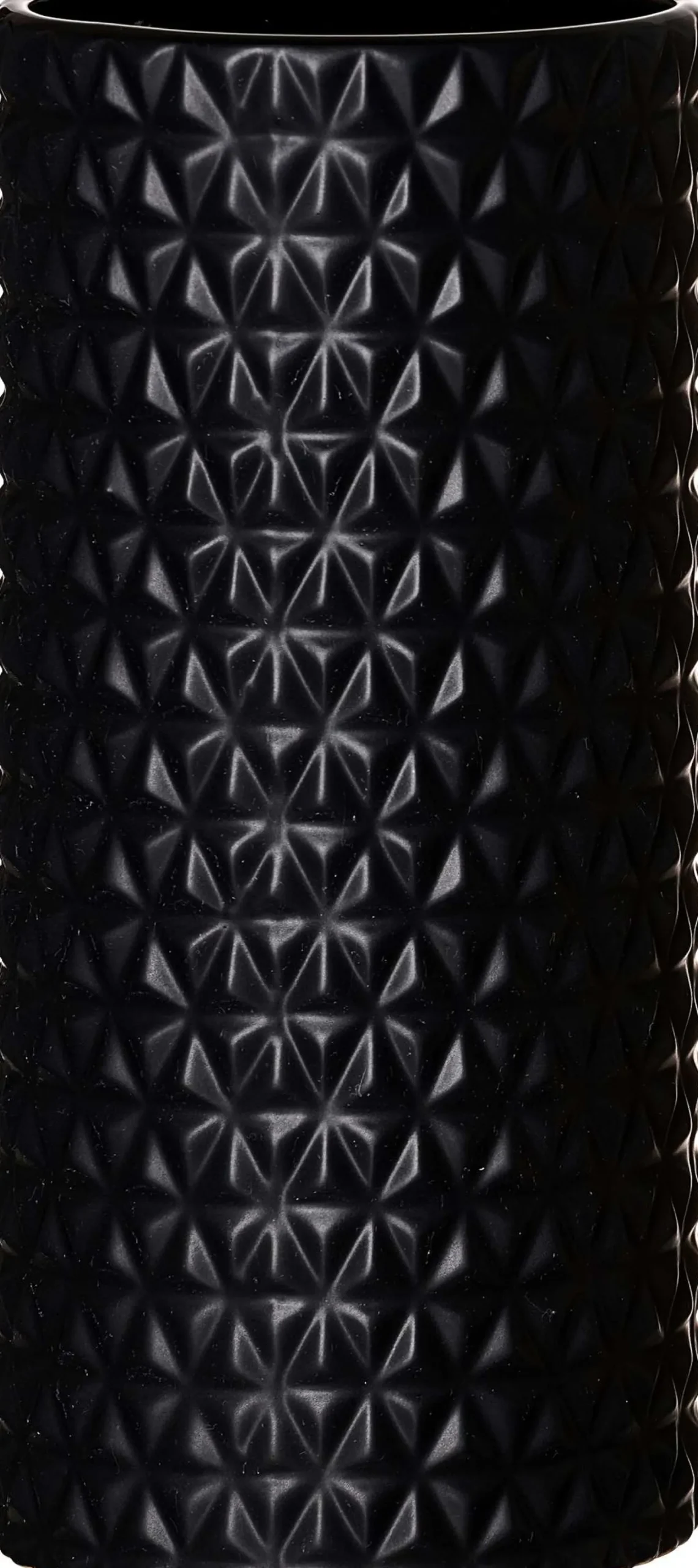 Best Vase Raute | 11,5 x 11,5 x 25 cm | schwarz Vase