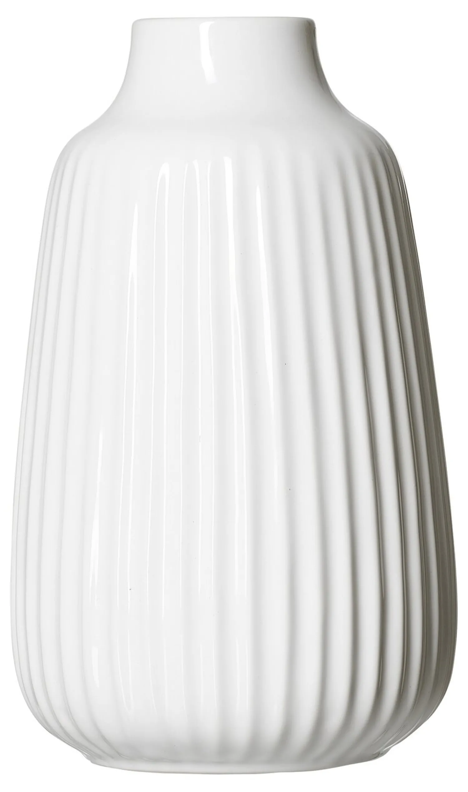 Clearance Vase Sanremo | 12 x 12 x 24 cm | weiss Vase