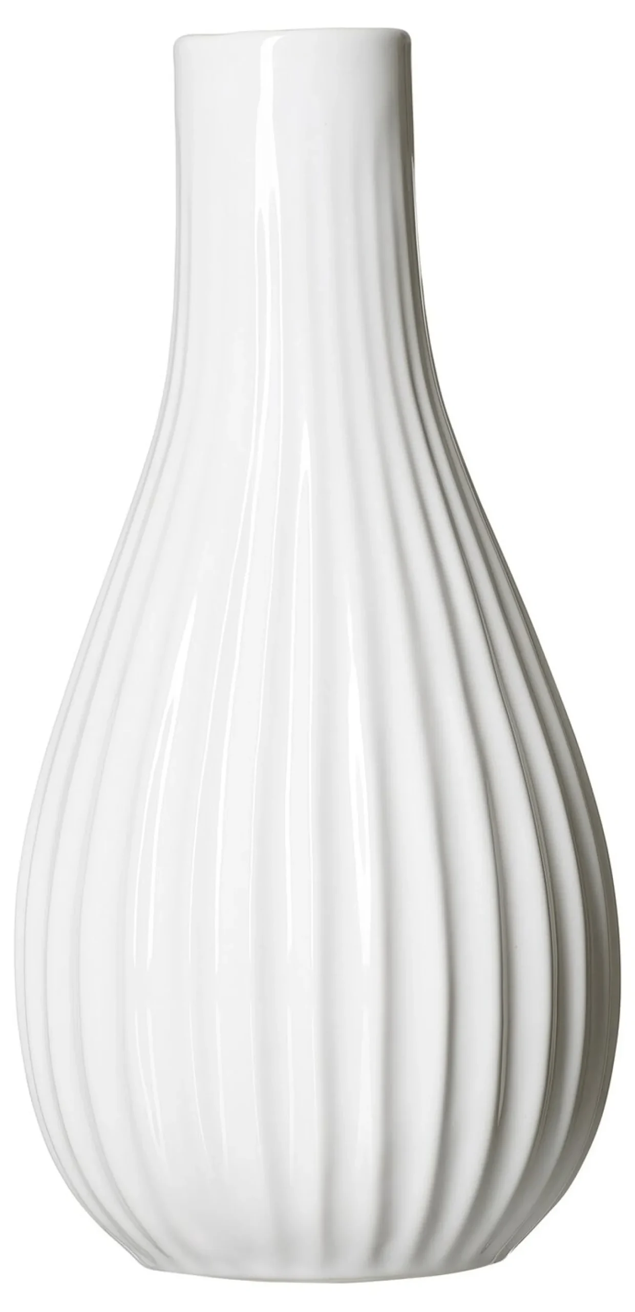 Vase Sanremo | 14,5 x 14,5 x 30 cm | weiss Vase