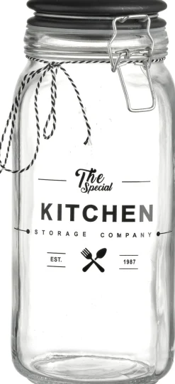 Best Vorratsdose Kitchen Storage | 2,2 Liter | schwarz Dose