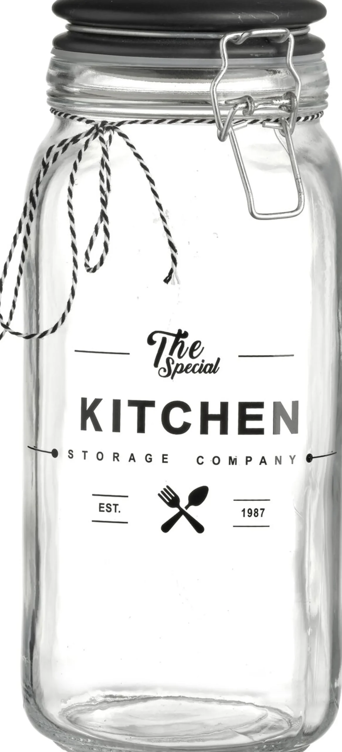 Best Vorratsdose Kitchen Storage | 2,2 Liter | schwarz Dose