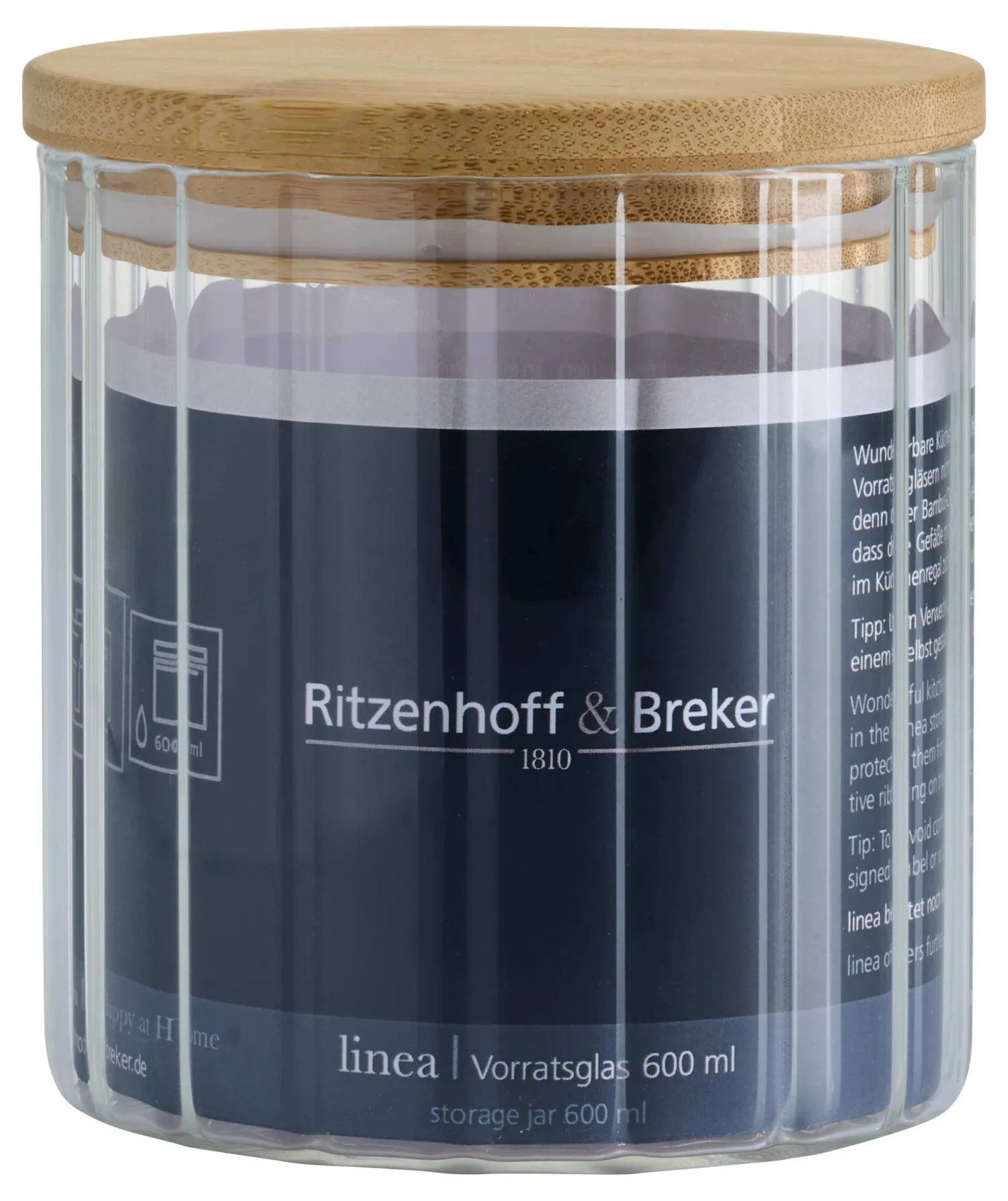Online Vorratsglas Linea | 600 ml Vorratsglas