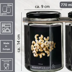 Sale Vorratsgläser-Set Mara | 2-teilig | 770 ml Vorratsgläser-Set