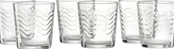 New Whiskygläser-Set Wave | 6-teilig | 250 ml Gläser-Set