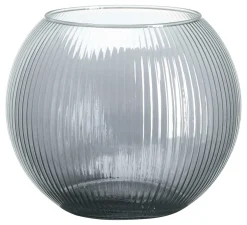 Windlicht Elysia | 19 x 19 x 16 cm | silber | kugelförmig Windlicht
