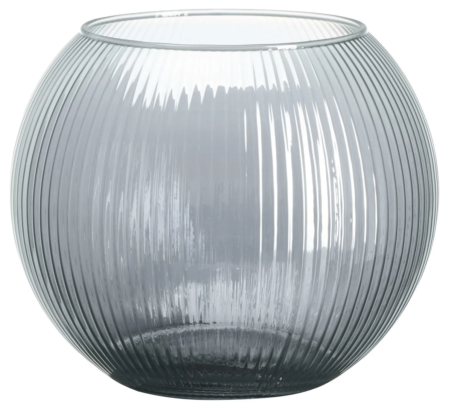 Windlicht Elysia | 19 x 19 x 16 cm | silber | kugelförmig Windlicht