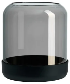 Clearance Windlicht Rocco | 14 x 14 x 15 cm | schwarz Windlicht