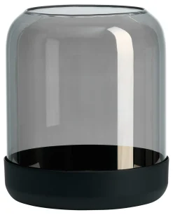 Clearance Windlicht Rocco | 16,5 x 16,5 x 17 cm | schwarz Windlicht