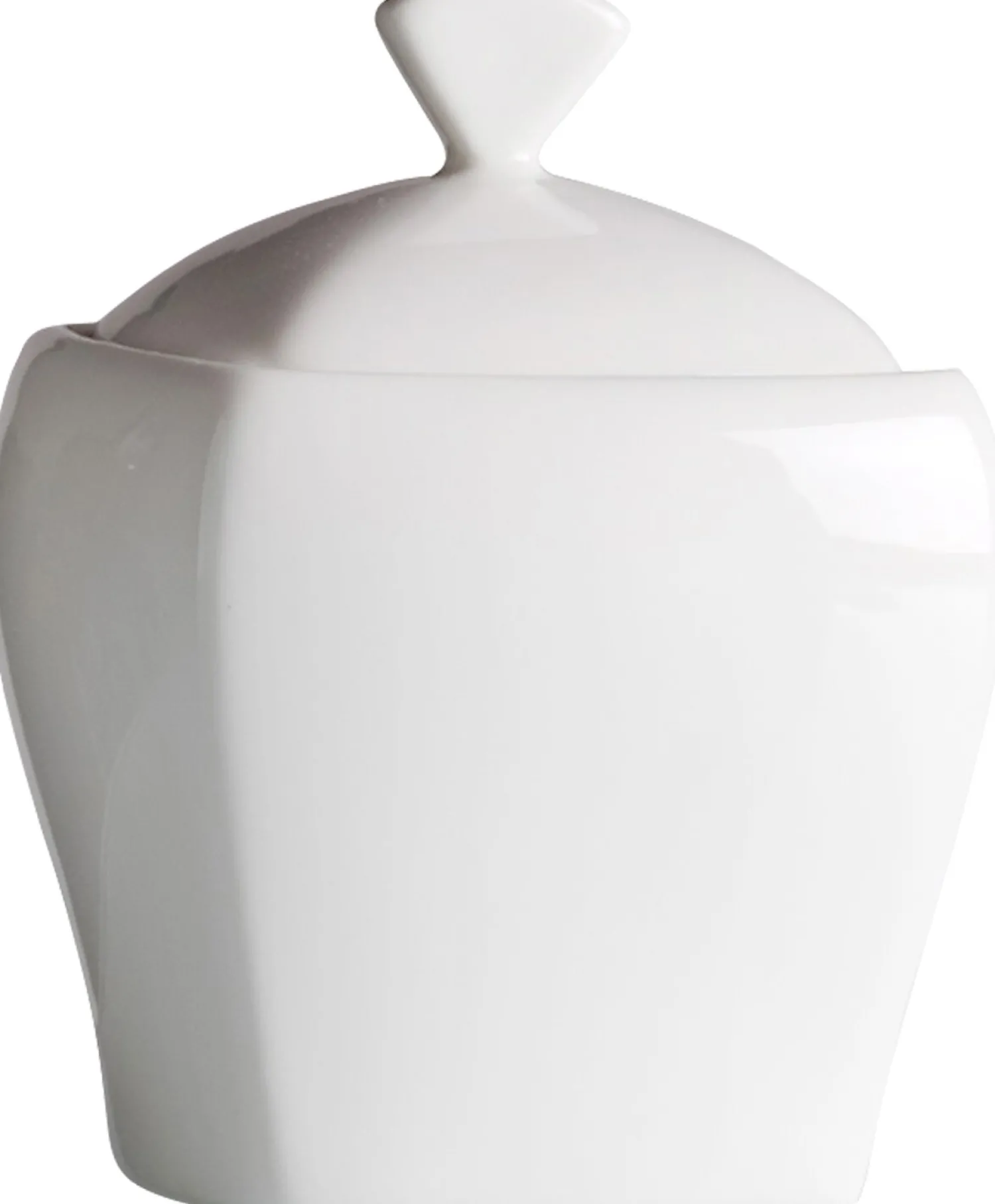 Best Zuckerdose Melodie | 8,5 x 8,5 x 9 cm | weiss Zuckerdose